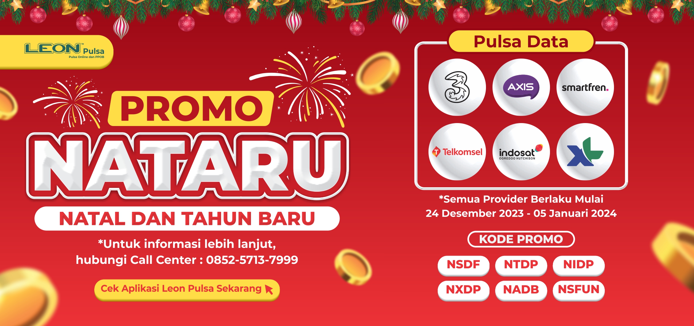 PROMO NATARU LEON PULSA
